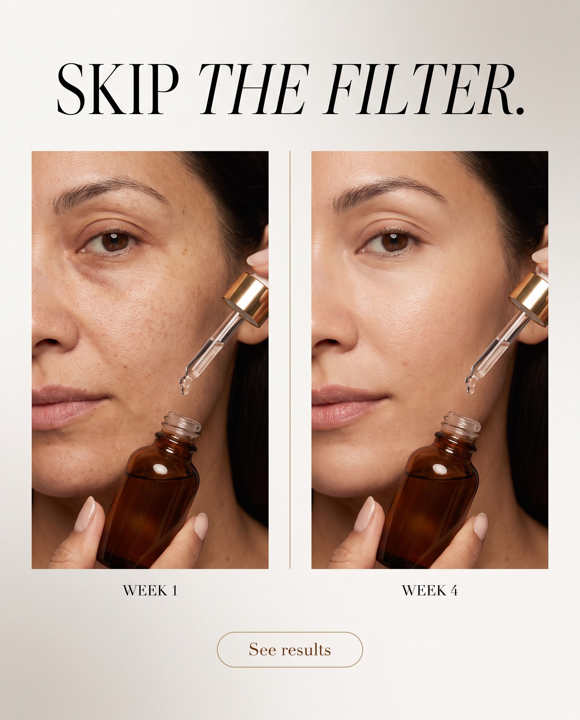 Generated skincare ad, 4:5
