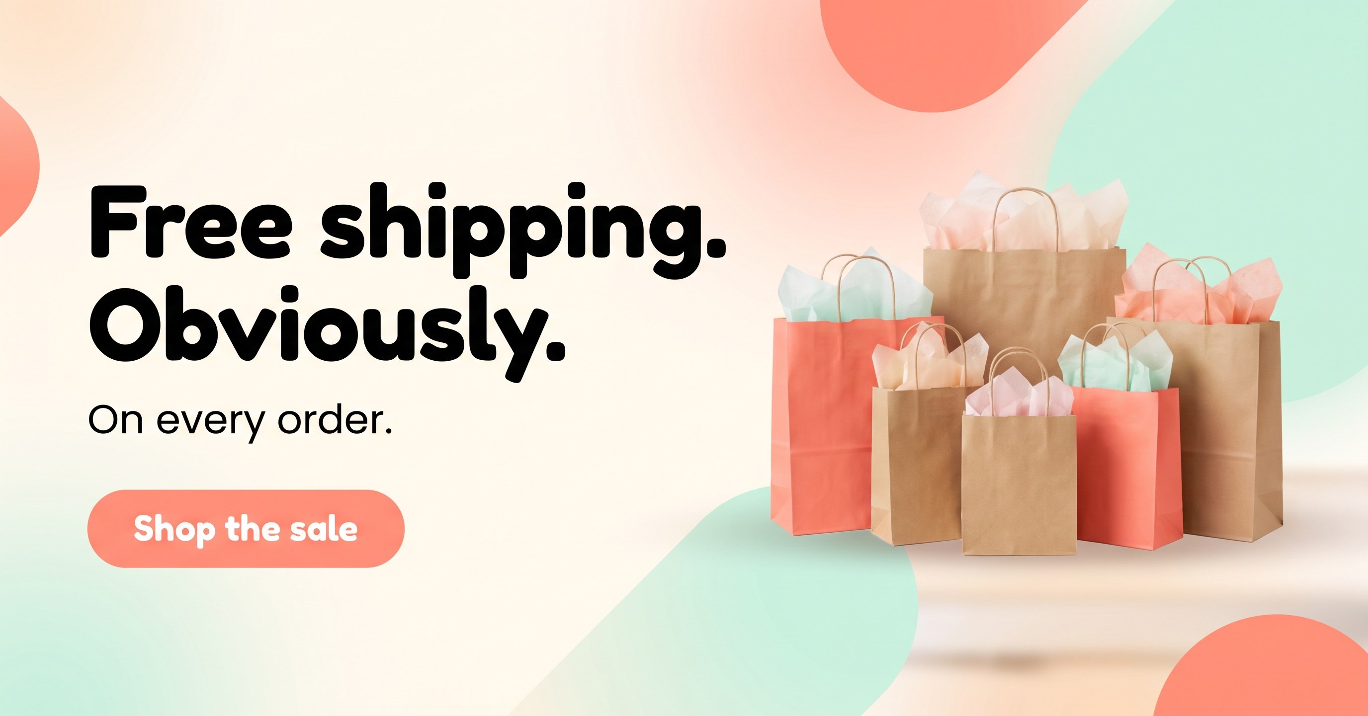 Free shipping ad, 1.91:1