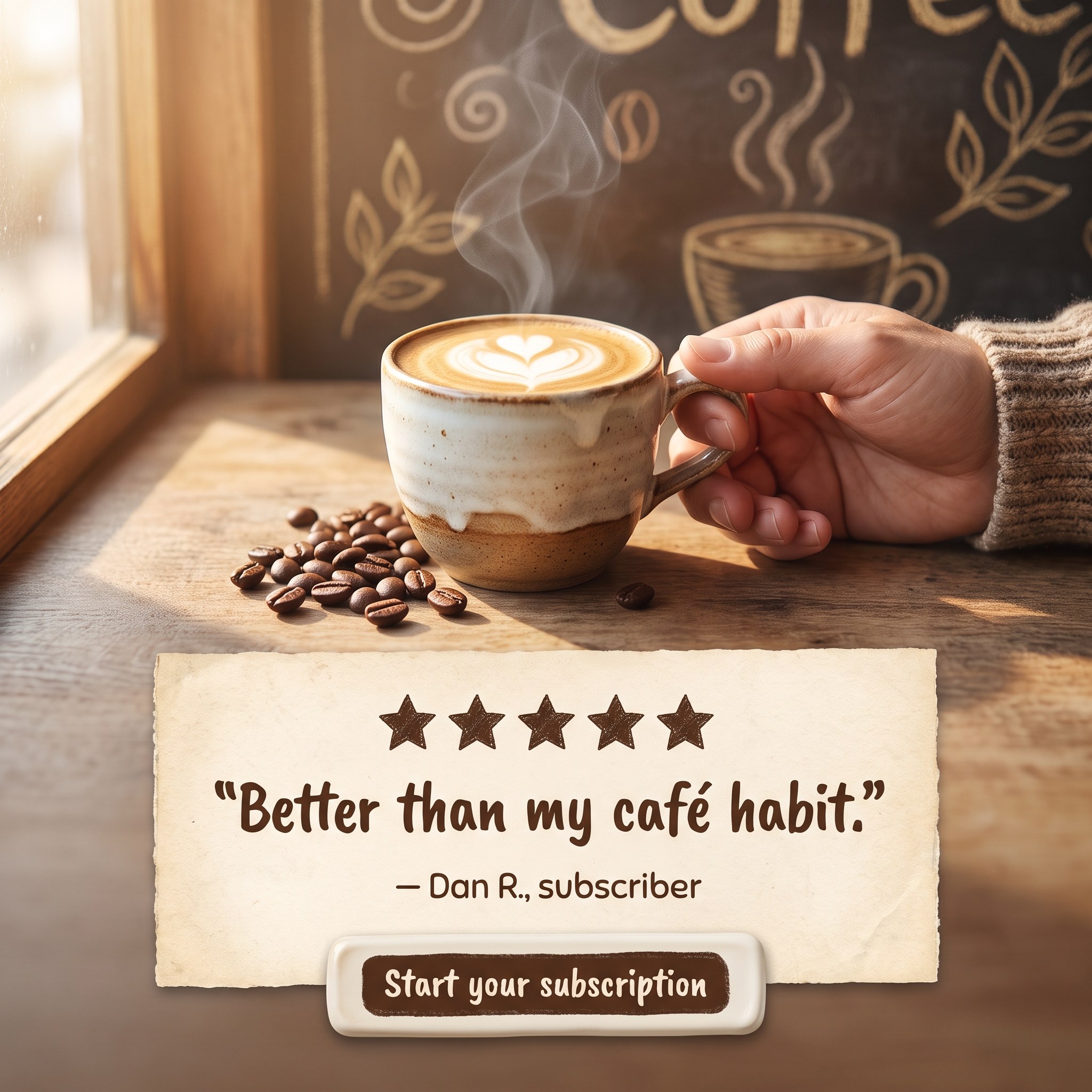Coffee ad, 1:1