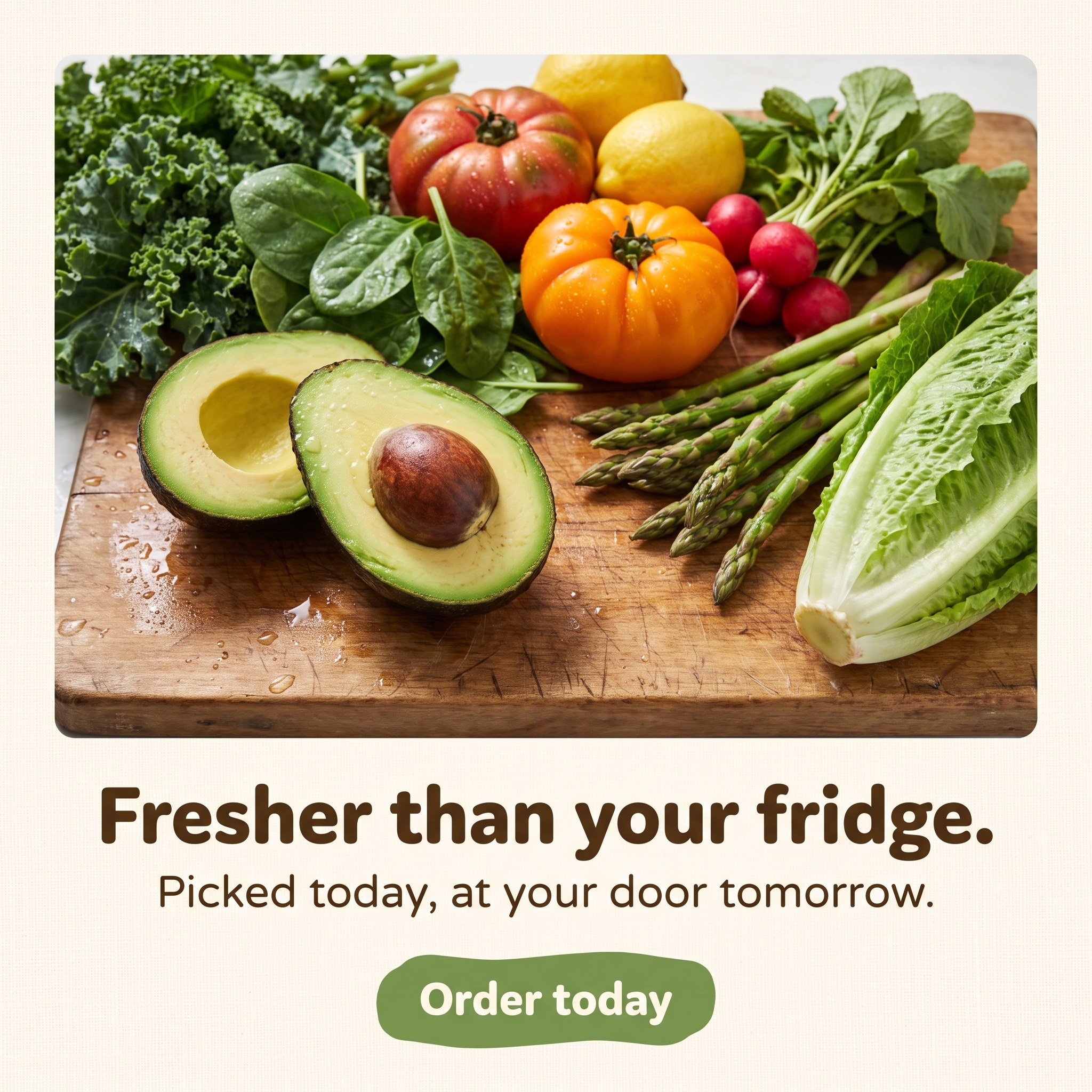 Fresh produce ad, 1:1